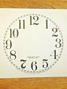 5" New Haven Clock Paper Dial, Arabic             (Lot 180)