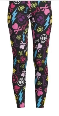 No Boundaries 青少年万圣节骷髅踝打底裤 XXL 19 — 第 1/4 张图片