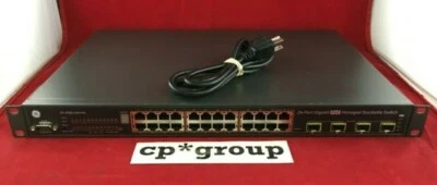 GE 24-Port 10/100 PoE 4-Port DP (RJ-45/SFP) Network Switch GE-DSSG-244-POE - Image 1 of 4