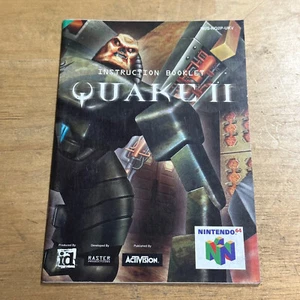 Nintendo 64 N64 Instruction Booklet Manual - Quake II 2 - Picture 1 of 2
