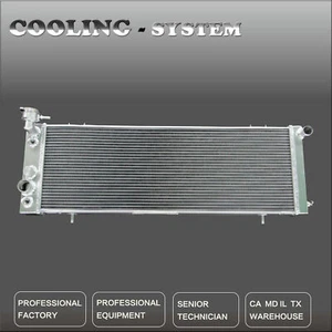CC1193 3 Row Aluminum Radiator For 91-01 Jeep Cherokee XJ 2.5L 91-92 Comanche - Picture 1 of 11