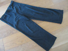 Ladies Country Collection  dark grey pull on casual trousers, size s