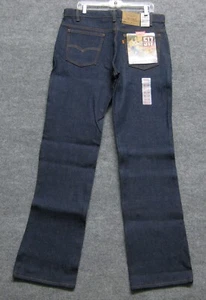 NUEVO VAQUERO VAQUERO VINTAGE LEVI'S 517 NARANJA LENGÜETA CORTE BOTA EE. UU. 36x34 - Imagen 1 de 10