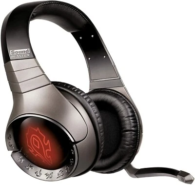 Creative Sound Blaster World of Warcraft WOW Wireless Headsets Gaming Headphones - Image 1 of 4
