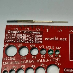 3510-2214-348 Leiterplattenbuchse, gold, Größe 22D für D38999 Steckverbinder - Bild 1 von 3