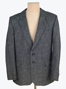 Harris Tweed St Michael Herren Grau Wolle Blazer Sakko Größe US/UK 42 L (L) - Bild 1 von 14
