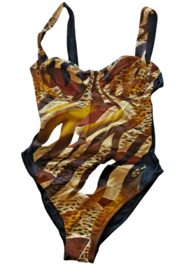 Купальник Naturana размер 10 бюст 32 разноцветный встроенный бюстгальтер - Изображение 1 из 4