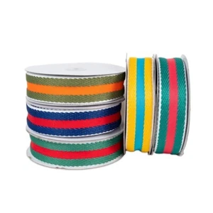 Webbing Herringbone Striped Webbing for Bag Making - 40mm Wide - Price per Meter - Picture 1 of 11