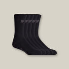 Hard Yakka Mens Crew Socks 5pk Multi & Black (y20035) 7-12 Rrp $29.95