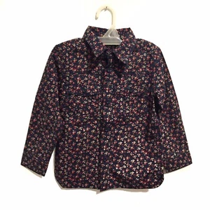 Mothercare Mädchen geblümtes Langarmhemd mit Knopfleiste Größe 3-4 Jahre - Bild 1 von 5