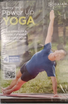 POWER UP YOGA (RODNEY YEE) DVD, NEW SEALED - Image 1 of 2