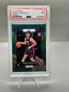2023 Panini Prizm Jaime Jaquez Jr grün Prizm Rookie RC #137 Miami Heat PSA 9  - Bild 1 von 2
