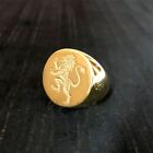 Lion Of Judah Ring, Engraved Lion Ring ,925 Sterling Silver, Gold Lion Ring, Men