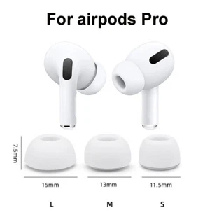 Para Apple Airpods Pro NUEVAS Puntas de Oreja Accesorios Cubierta (S/M/L) - Imagen 1 de 12