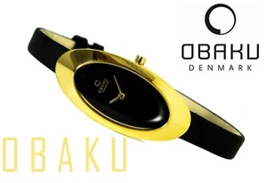 OBAKU V156LGBRB Damenuhr schmale Edelstahl Sportlich - Picture 1 of 6