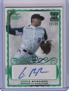 2020 Leaf Trinity Chris McMahon Auto /25 - Picture 1 of 1