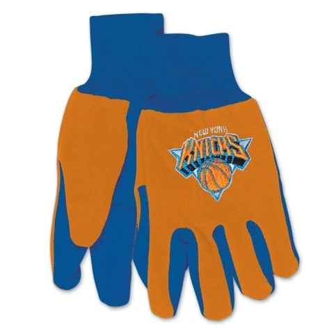 NEW YORK KNICKS ADULT TWO TONE SPORT UTILITY GLOVES NEW & LICENSED Cover