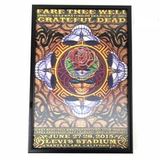 Grateful Dead Fare Thee Well GD50 Poster Art Print Michael Everett 3D Lenticular