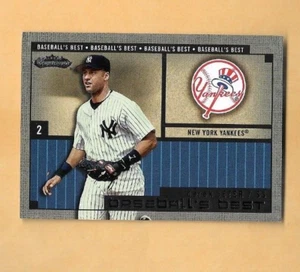 2002 Fleer Showcase Baseball's Best #1 Derek Jeter Insert-New York Yankees - Picture 1 of 2