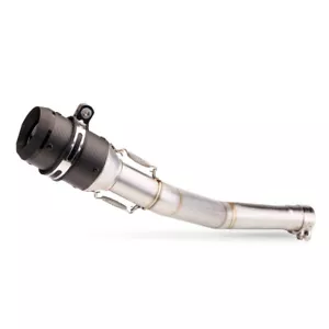 Slip For CFMOTO 650NK 650MT 400NK Exhaust Mid Link Pipe Blue Tail Muffler Tips - Picture 1 of 4