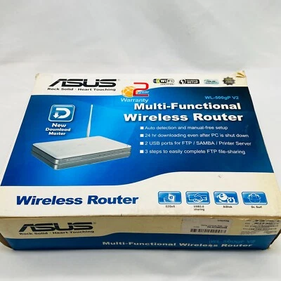 Roteador Wireless ASUS WL-520GU - Imagem 1 de 4