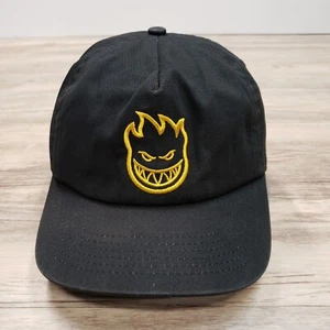 Spitfire Bighead Skate Hat Cap Snapback Black Yellow Logo embroidered Adjustable - Picture 1 of 9