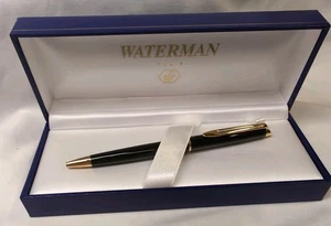 Bolígrafo Waterman Hemisphere lacado negro dorado Rone Toyota con remate usado en excelente estado - Imagen 1 de 8