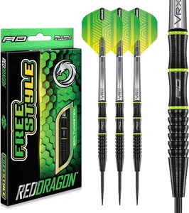 Freestyle 21G, 23G, 22G O 24G Freccette Tungsteno Con Punta Acciacio, Voli E Fre - Foto 1 di 12