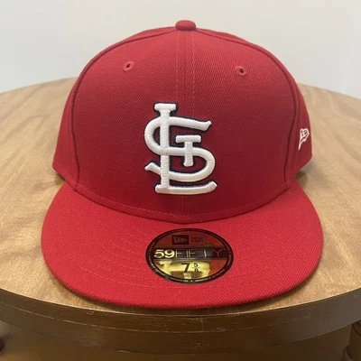 St. Louis Cardinals 7 5/8 New Era Authentic On-Field 59FIFTY Fitted Hat cap MLB - Image 1 of 4