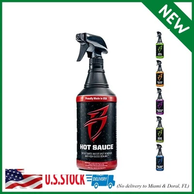 Boat Bling Hot Sauce Premium Hard Water Spot Remover w/High-Gloss Wax Sealants, Foto 1 de 4