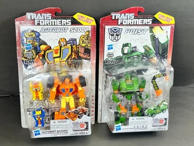 Lote de figuras de lujo Transformers Generations Autobot SCOOP & HOIST NUEVO EN CAJA Foto 1 de 4