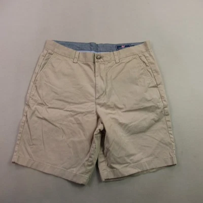 Pantalones Cortos Vineyard Vines Para Hombre 33 Bolsillos Botón Ligero Chino Exterior Beige Foto 1 de 4