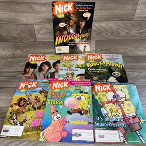 Vintage Nickelodeon Lot 7 Zeitschriften 08 09 SpongeBob, Madagaskar, Jonas Bros - Bild 1 von 24