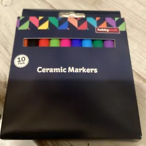 Hobbycraft Ceramic Markers Pack Of Ten Used Once - See Description - Picture 1 of 2