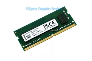 HP32D4S2S1MR-4 GENUINE KINGSTON LAPTOP MEMORY 4GB 1Rx16 PC4-3200AA-SC0-12 (CA64) - Picture 1 of 2