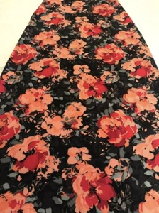 Neu Lularoe XS schwarz korallengroße errötete Rosen Dani lang Maxikleid Einhorn 🙂 2/4 - Bild 1 von 9