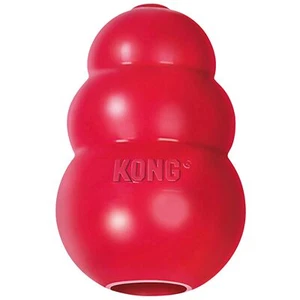 KONG Classic Dog Toy Red Rubber Durable Chew Treat Dispenser Made in USA - Picture 1 of 9