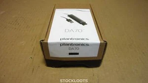 Casque Plantronics DA70 USB processeur audio adaptateur USB-to-QD NEUF BOÎTE D'ORIGINE - Photo 1/3