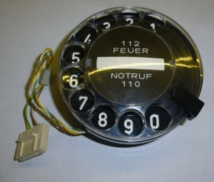 Telefon Wählscheibe Nummernschalter - Picture 1 of 3