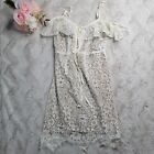 For Love And Lemons Rosemary Lace Nude Underlay Mini Dress Size Unknown