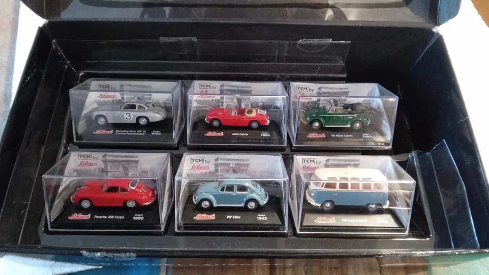 Schuco 1:72 - Set 6 automodelli in metallo - Immagine 1 di 4