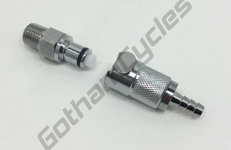 Juego de desconexión de liberación rápida de metal manguera tanque combustible gasolina Ducati Panigale Foto 1 de 1