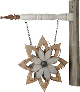 K&K Interiors Freccia Ricambio Insegna Decorativa da Appendere, Legno - 13648A - Foto 1 di 1