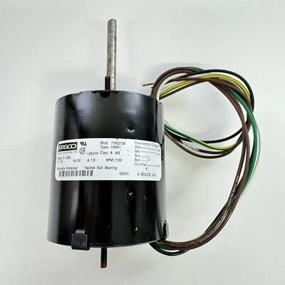 Fasco Type U90B1 Motor Fan 71902108 1.8 Amp 1100 RPM New Old Stock