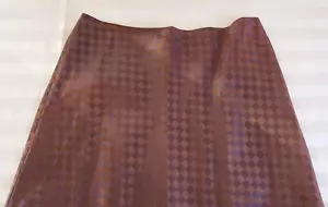 JS Collections Bronze Maxi Skirt Formal Satin Shimmer Sheen Lined Size 10 Diamon - Picture 1 of 5