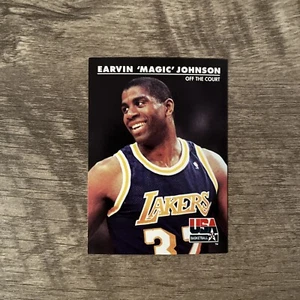 1992 Skybox USA Basketball Magic Johnson Off the Court Card #32 NBA - Picture 1 of 2