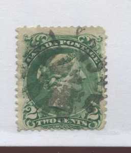 1868 Canada 2 cent Large Queen used - Picture 1 of 1