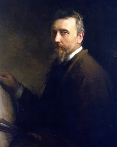 Autorretrato 1886 por Carl Bloch Museo Giclee Arte Impresión Envío Gratis - Imagen 1 de 3