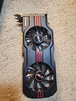 ASUS GeForce GTX 570 DirectCU II Black & Red. USED - Image 1 of 4