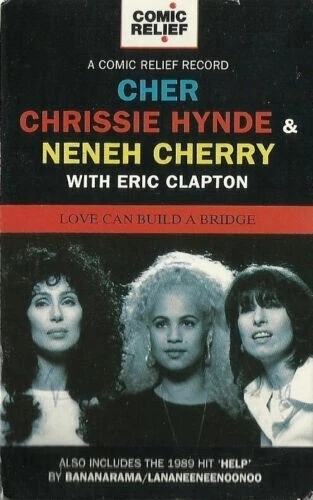 CASSETTE Cher Chrissie Hynde Neneh Cherry Eric Clapton 2 TRACK TAPE - Image 1 of 1